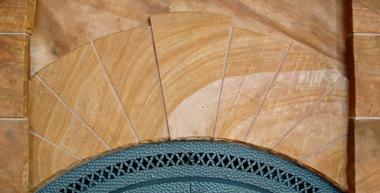 Arch detail, Colorado buff sandstone